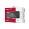 Зарядное устройство AXAGON 1xUSB QC3.0 + 1xUSB-C PD20W black (ACU-PQ20) - Изображение 1