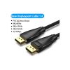 Кабель мультимедийный DisplayPort M to DisplayPort M 1.0m 8K60Hz black Vention (HCCBF) - Изображение 1