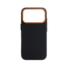 Чохол до мобільного телефона Armorstandart LikeCarbon2 SE MagCase Apple iPhone 17 Pro Kevlar Black Orange (ARM89164)