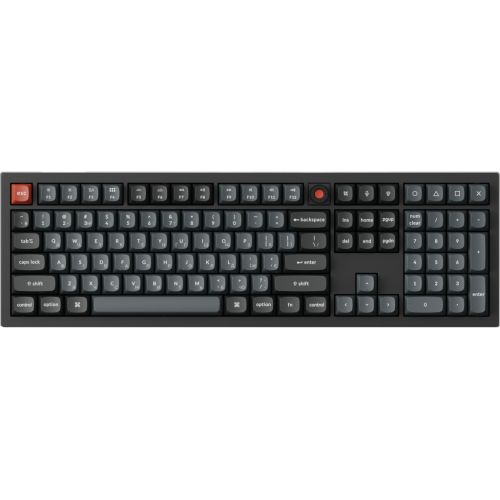 Клавиатура Keychron V6 8K Keychron Super Red Switch RGB USB UA Black (V6W-D1-UA)