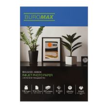 Фотопапір Buromax PRO 10х15см, Glossy 180 г/м2, 60ст. (BM.2230-4060K)