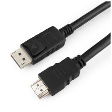 Кабель мультимедийный DisplayPort to HDMI 5.0m Cablexpert (CC-DP-HDMI-5M)