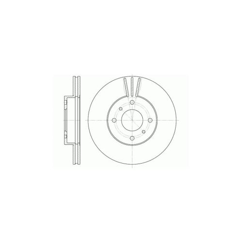 Тормозной диск REMSA 6610.10