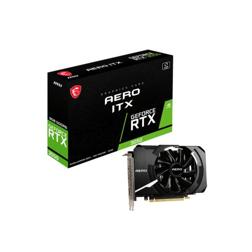 Видеокарта MSI GeForce RTX3050 8Gb AERO ITX (RTX 3050 AERO ITX 8G)
