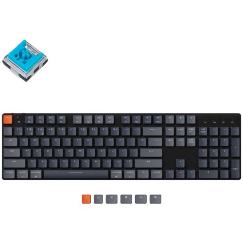Клавіатура Keychron K5SE 104 Key Optical Blue White Led Hot-Swap Wireless UA Black (K5SED2_KEYCHRON)