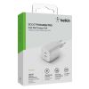 Зарядное устройство Belkin 45W 2хUSB-С GAN PD PPS white (WCH011VFWH) - Изображение 1