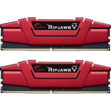 Модуль памяти для компьютера DDR4 16GB (2x8GB) 2666 MHz Ripjaws V Red G.Skill (F4-2666C19D-16GVR)