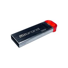 USB флеш накопитель Mibrand 16GB Falcon Silver-Red USB 2.0 (MI2.0/FA16U7R)