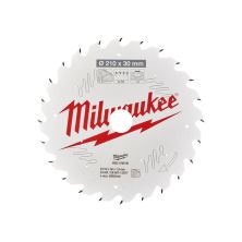 Диск пильный Milwaukee пильный PFTE, 210х30х1,9 мм, 24 зуб. (4932478095)