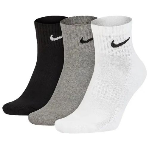 Шкарпетки Nike U NK EVERYDAY CUSH ANKLE 3PR SX7667-964 38-42 3 пари Білий/Чорний/Сірий (194955549216)