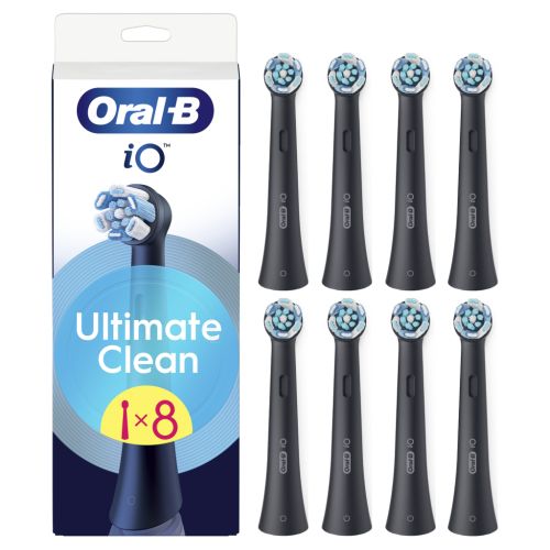 Насадка для зубной щетки Oral-B iO Ultimate Clean (Black) 8 ct XXL Pack (8700216778442)