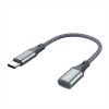 Переходник USB-C M to Lightning F 0.17m gray ColorWay (CW-AD-CL) - Изображение 1