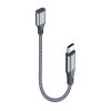 Переходник USB-C M to Lightning F 0.17m gray ColorWay (CW-AD-CL) - Изображение 2