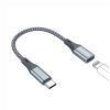 Переходник USB-C M to Lightning F 0.17m gray ColorWay (CW-AD-CL) - Изображение 3