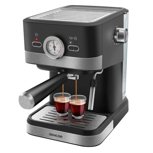 Ріжкова кавоварка еспресо Sencor SES 1721BK