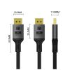 Кабель мультимедійний DisplayPort M to DisplayPort M 3.0m V2.1 16K black ColorWay (CW-CBDP092-BK) - Зображення 2