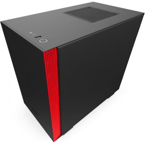 Корпус для ПК NZXT H210 Black/Red (CA-H210B-BR)