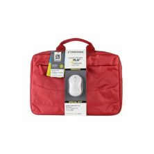 Сумка для ноутбука Tucano 15.6 SLIM BAG IDEALE + Wireless mouse, Red (BU-BIDEA-WM-R)