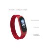 Ремінець до фітнес браслета Armorstandart Braided Solo Loop для Xiaomi Mi Band 4/5/6 Red size S (ARM59182) - Зображення 3