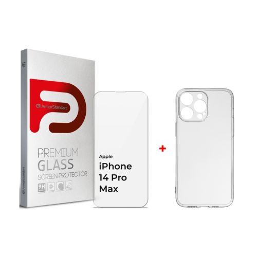 Чехол для мобильного телефона Armorstandart Apple iPhone 14 Pro Max (Clear glass + Air Series Case) (ARM66921)