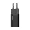 Зарядное устройство Baseus Super Si 1C 20W With Cable Type-C/iP Black (TZCCSUP-B01) - Изображение 2