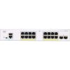 Комутатор мережевий Cisco CBS350 Managed 16-port GE, PoE, 2x1G SFP (CBS350-16P-2G-EU) - Зображення 1
