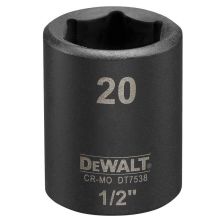 Головка торцева DeWALT ударна IMPACT 1/2 х 20 мм, шестигранна (DT7538)