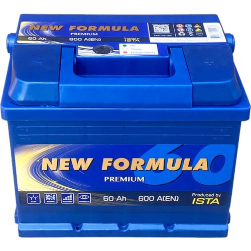 Аккумулятор автомобильный NEW FORMULA PREMIUM 60Ah Ев (-/+) (600EN) (5602321249)