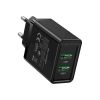 Зарядний пристрій Vention 2xUSB 36W (2xUSB-A) QC3.0 black (FBAB0-EU) - Зображення 2