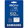 Карта памяти Samsung 512 GB microSDXC Pro Plus UHS-I U3 V30 A2 Class 10 + SD-adap (MB-MD512SA/EU) - Изображение 2