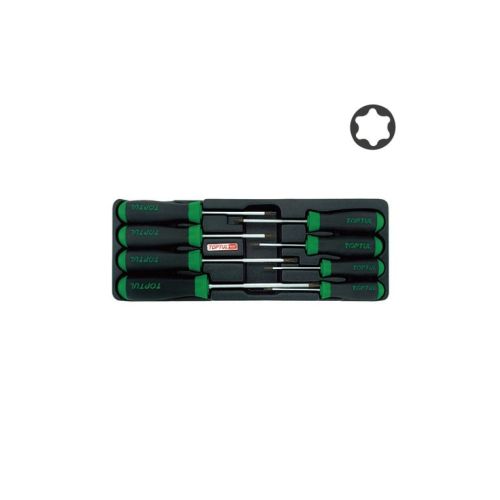 Набор отверток Toptul TORX T9-T40 8шт. (в ложементе, тип А) (GAAT0813)