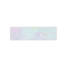 Клавіатура Canyon HKB-W11 Slim Dual Mode Wireless/Bluetooth RGB UA White (CNS-HBTK11W) Клавіатура Canyon HKB-W11 Slim Dual Mode Wireless/Bluetooth RGB UA White (CNS-HBTK11W)