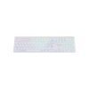 Клавіатура Canyon HKB-W11 Slim Dual Mode Wireless/Bluetooth RGB UA White (CNS-HBTK11W) - Зображення 2