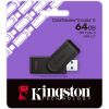 USB флеш накопитель Kingston 64GB DataTraveler Exodia S Black USB 3.2 (DTXS/64GB) - Изображение 2