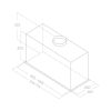 Витяжка кухонна Elica LANE SENSOR BLMAT/A/72 - Зображення 2