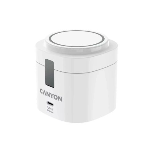 Зарядное устройство Canyon 4-in-1 wireless charging stand 30W + cable 1.0m white (CNS-WCS405WW/A)