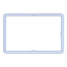 Чохол до планшета Samsung Frame Cover Samsung Galaxy Tab S11 Ultra Blue (EF-JX930CLEGWW)