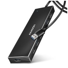 Концентратор AXAGON USB 3.1 to 7xUSB 3.0 black (HUE-F7A)