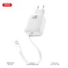 Зарядное устройство XO 1xUSB-C PD30W GaN + cable USB-C to USB-C (XO-QC17) - Изображение 2