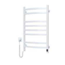 Сушарка для рушників Navin Avalon, 800х480 , таймер-регулятор, сталь, білий, ліве підключення (12-103153-4880)