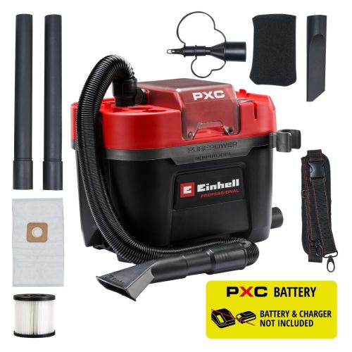 Пылесос строительный Einhell TP-VC 18/10 Li BL (2347155)