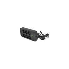 Сетевой фильтр питания Voltronic F06U, 6 роз EU, 4USB Black (F06U-Black)