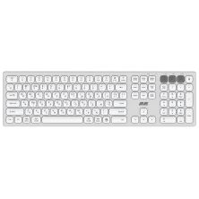 Клавіатура 2E KS270 Wireless Silver/White (2E-KS270WBWH)