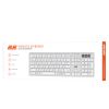 Клавіатура 2E KS270 Wireless Silver/White (2E-KS270WBWH) - Зображення 1