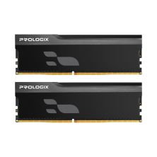 Модуль пам'яті для комп'ютера DDR4 32GB (2x16GB) 3200 MHz Onyx Black Prologix (PRO32GB3200YB4K)