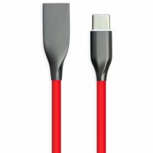 Дата кабель USB 2.0 AM to Type-C 2.0m red PowerPlant (CA911394)