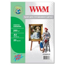 Фотопапір WWM A3 Fine Art 260г, 20с (CC260A3.20)