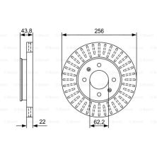 Тормозной диск Bosch 0 986 479 W05