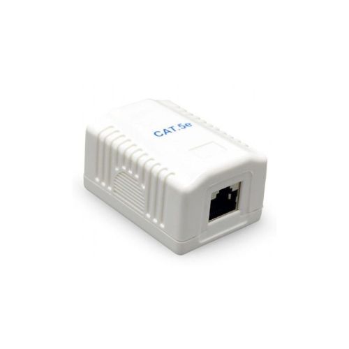 Комп'ютерна розетка Cablexpert RJ45x1 UTP, cat.5e (NCAC-1U5E-01)