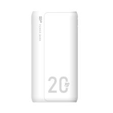 Батарея универсальная Silicon Power QS15 20000mAh PD/18W, QC3.0, Type-C, Micro-USB, 2*USB-A, whi (SP20KMAPBKQS150W)